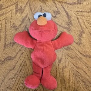 Vintage 1997 Tyco Elmo Beanie Plush Stuffed Toy 7"